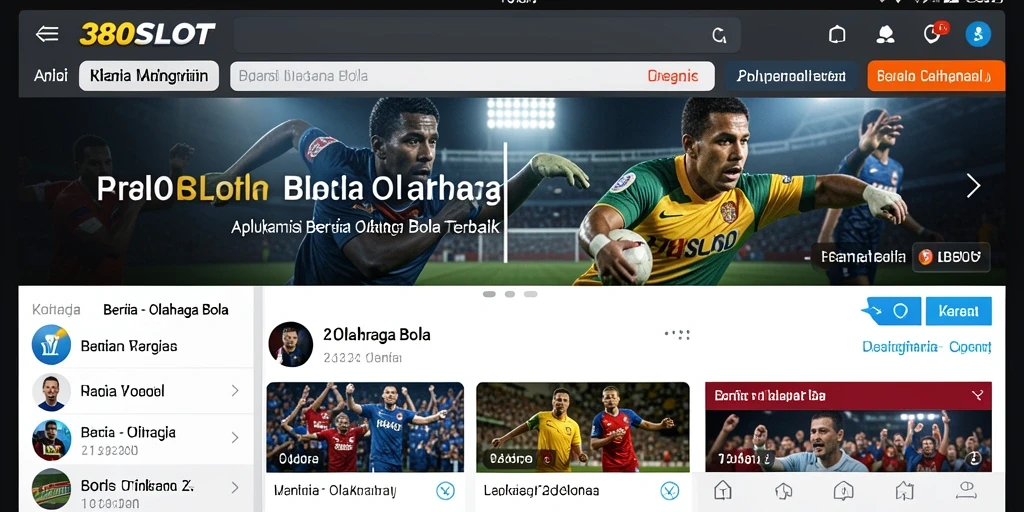 Antarmuka aplikasi 380SLOT yang menarik dan informatif.