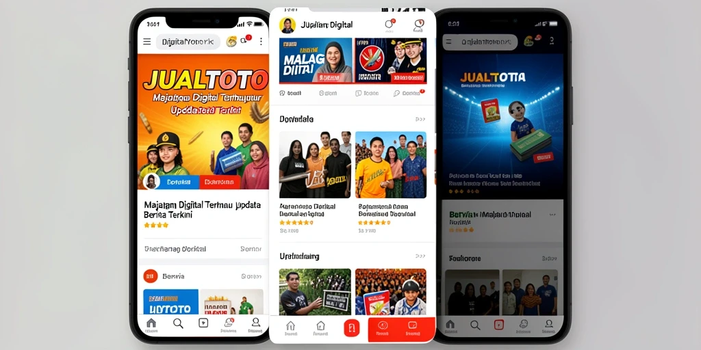 Antarmuka JUALTOTO menampilkan konten berita digital yang menarik.