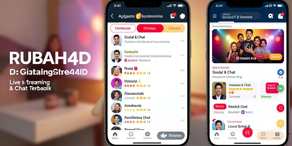 Tampilan antarmuka utama RUBAH4D yang menarik saat live streaming.