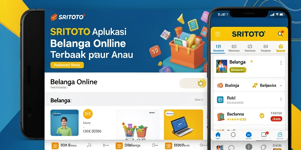 Tampilan antarmuka aplikasi SRITOTO yang ramah pengguna.