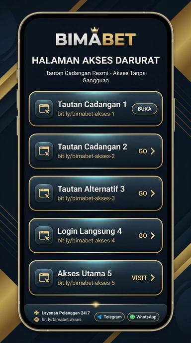 Tampilan link alternatif bimabet